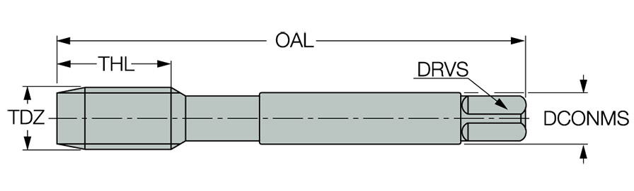 TPHN M-2.5X0.45-W HS