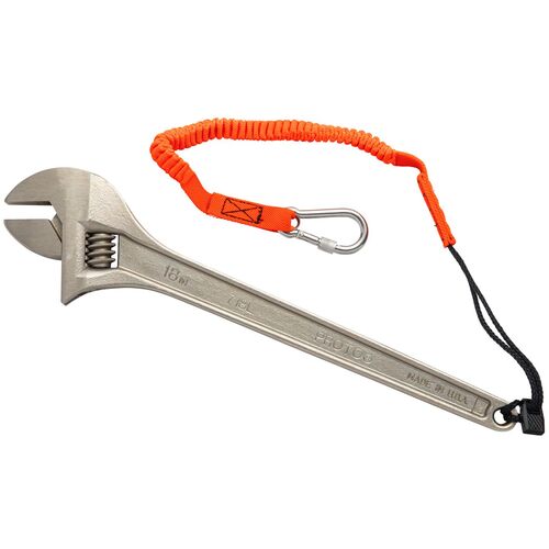 Proto Tethered Satin Clik-Stop Adjustable Wrench 18″